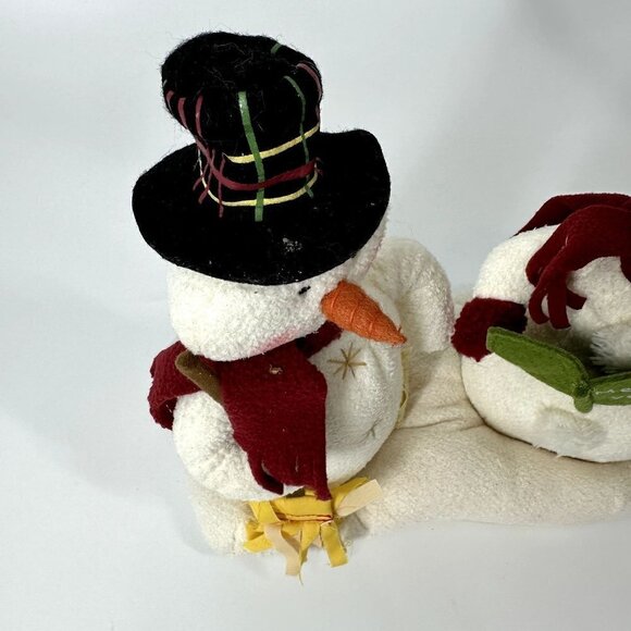 Hallmark Mr and Mrs Snowman Jingle Pals Plush Singing Holiday Display Figures 20 - Picture 2 of 13